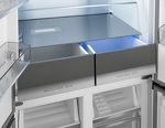 Превью картинка  Холодильник side by side Weissgauff WCD 450 Bru Steel Glass NoFrost Inverter #22