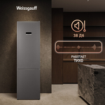 Превью картинка Холодильник с нижней морозилкой Weissgauff WRK 2010 D Inverter NoFrost Dark Grey #8