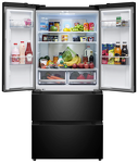 Превью картинка  Холодильник side by side Meferi MFR83BLACK IX TOTAL NO FROST FRENCH DOOR COMFORT #1