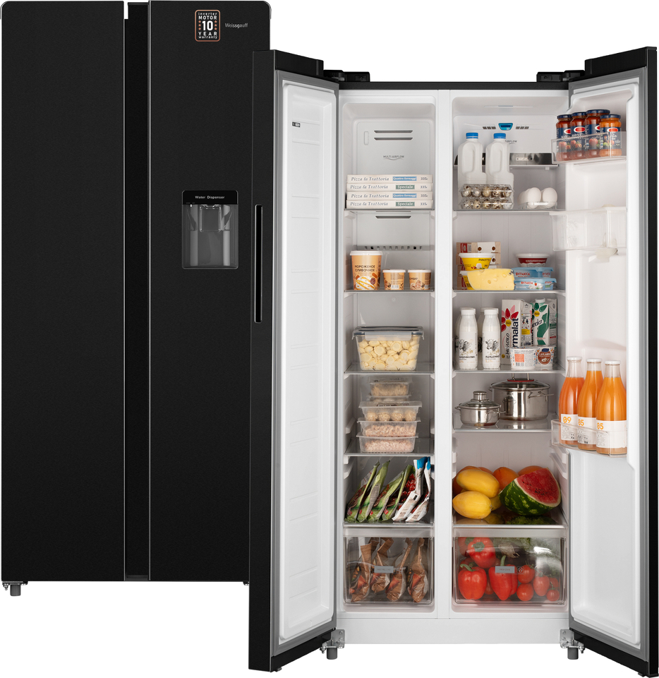 Фото  Холодильник side by side Weissgauff WSBS 600 XB NoFrost Inverter Water Dispenser