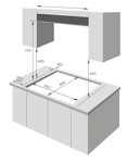 Превью картинка Газовая варочная панель Meferi MGH604BK GLASS COMFORT #2