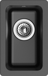 Превью картинка Кварцевая мойка Rivelato BERKANA 25 подст.монтаж 1-чаш 305*455 nero #1