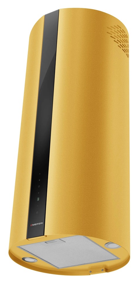 Фото Островная вытяжка Meferi TUBE40GOLD ISLA COMFORT PLUS