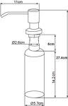 Превью картинка Дозатор Oulin OL-401 D хром #2