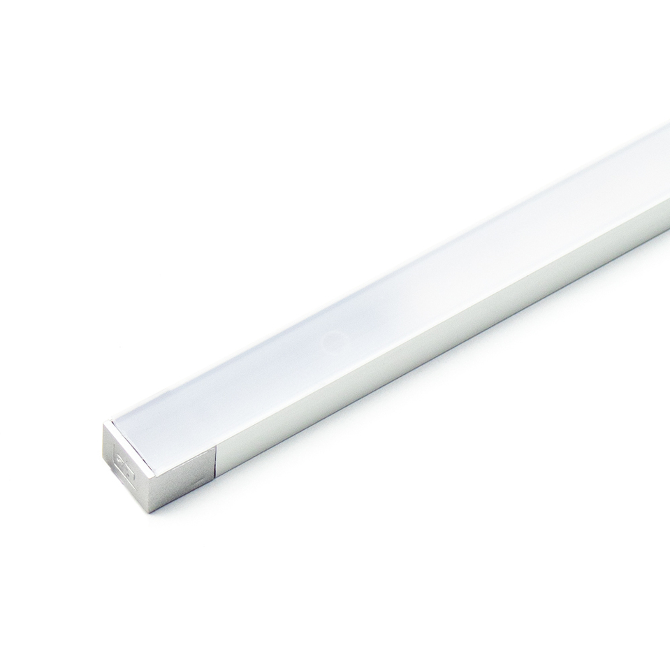 Фото DLIGHT Светодиодный светильник MEC без выключателя, 9.6 W/м, дневной, алюминий