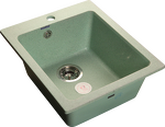 Превью картинка Мраморная мойка GranFest PRACTIK 505 Салатовый #1