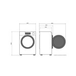 Превью картинка Стиральная машина с фронтальной загрузкой Candy CSO34 106T1/2-07 #3