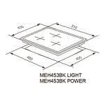 Превью картинка Электрическая варочная панель Meferi MEH453BK LIGHT #11