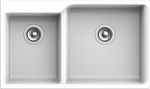 Превью картинка Кварцевая мойка Rivelato AXEL 90D 2-чаши 870*520мм brina #1