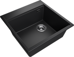 Превью картинка Гранитная мойка Rivelato TESORO 505-R 1-чаш 500*510 brina #2