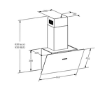 Превью картинка Наклонная вытяжка Meferi AIRBOX45BK LIGHT #2