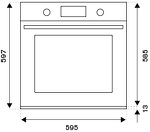 Превью картинка Электрический духовой шкаф Bertazzoni F609PROESX #6