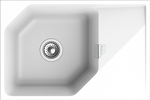 Превью картинка Кварцевая мойка Rivelato LOCUS 75 1-чаш 750*500 brina #1