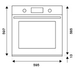Превью картинка Электрический духовой шкаф Bertazzoni F6011MODPTN/23 #3