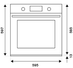 Превью картинка Электрический духовой шкаф Bertazzoni F6011MODVPTC/23 #3