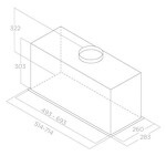 Превью картинка Полновстраиваемая вытяжка Elica LANE SENSOR BL MAT/A/72 #2