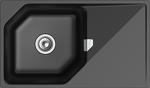 Превью картинка Кварцевая мойка Rivelato LOCUS 85 1-чаш 850*500 nero #1
