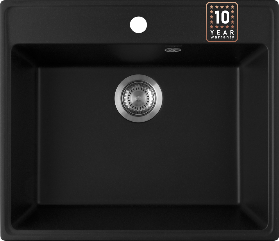 Фото Кварцевая мойка Weissgauff WG 58007 Deep Black
