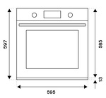 Превью картинка Электрический духовой шкаф Bertazzoni F6011MODPLX/23 #3