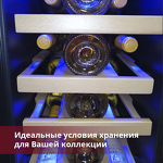 Превью картинка Шкаф винный  Cold Vine Винный холодильник (шкаф) компрессорный COLD VINE С18-КSТ1 #3