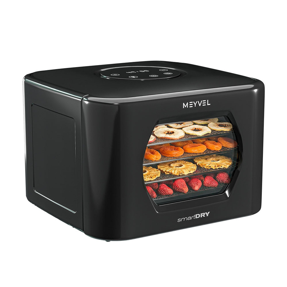 Фото Сушилка для овощей и фруктов Дегидратор Meyvel MDH5-2P (Black)