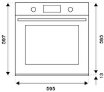 Превью картинка Электрический духовой шкаф Bertazzoni F605MODEKXS #4