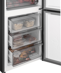 Превью картинка Холодильник с нижней морозилкой Weissgauff WRK 2000 Total NoFrost Inverter Black Inox #20