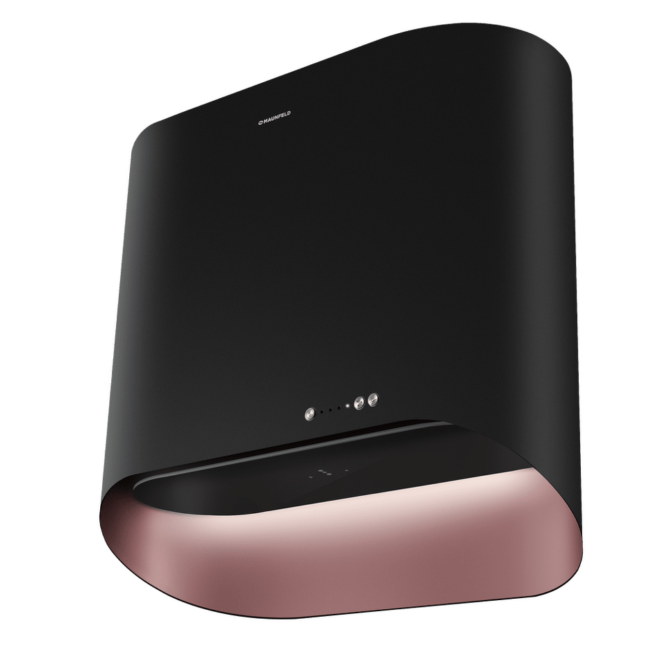 Фото Цилиндрическая вытяжка Maunfeld GUNA 60 Black/Anthracite with Pink Gold
