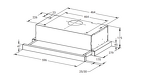 Превью картинка Встраиваемая вытяжка Weissgauff TEL 600 White Glass #15