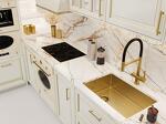 Превью картинка Металлическая мойка EMAR EMB-660(UN) PVD Golden #3