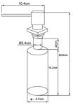 Превью картинка Дозатор Oulin OL-401FS сатин #2