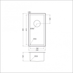 Превью картинка Металлическая мойка EMAR EMB-126A PVD Nano Golden #2